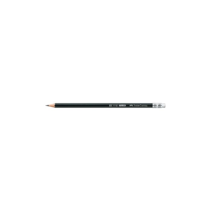 FABER-CASTELL Crayon 1111, hexagonal, degré de dureté: HB