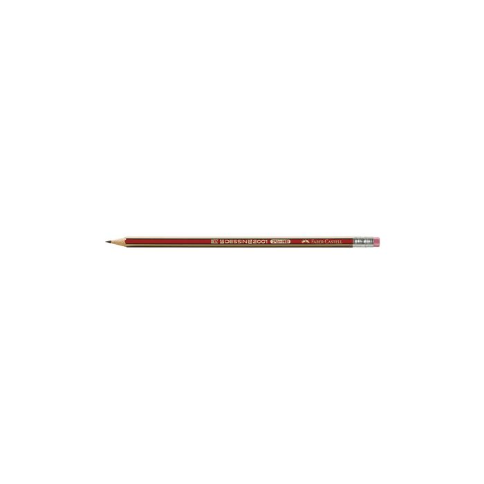 FABER-CASTELL Crayon DESSIN 2001, degré de dureté: HB