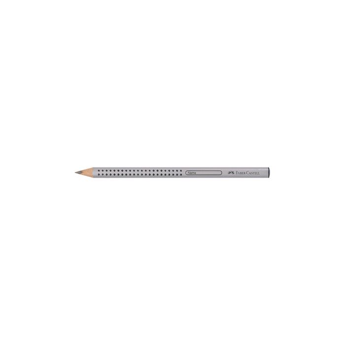 FABER-CASTELL Crayon Jumbo GRIP, B, argent