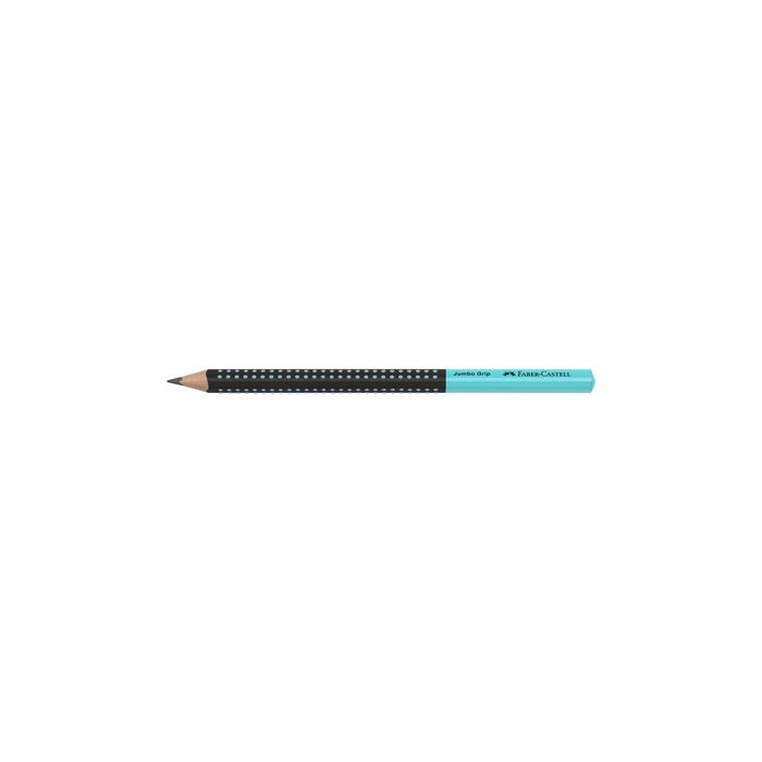 FABER-CASTELL Crayon graphite Jumbo GRIP TWO TONE,turquoisee