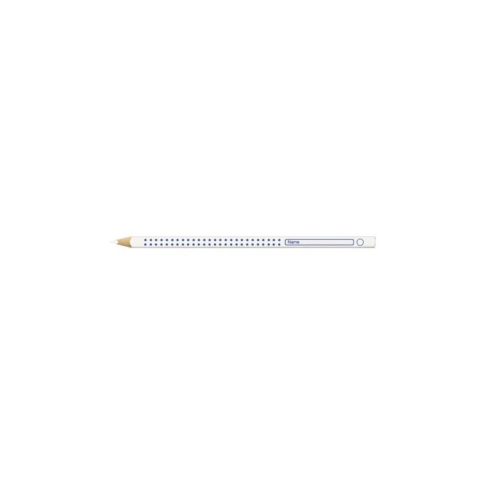 FABER-CASTELL Crayon pour cahier et tableau GRIP blanc