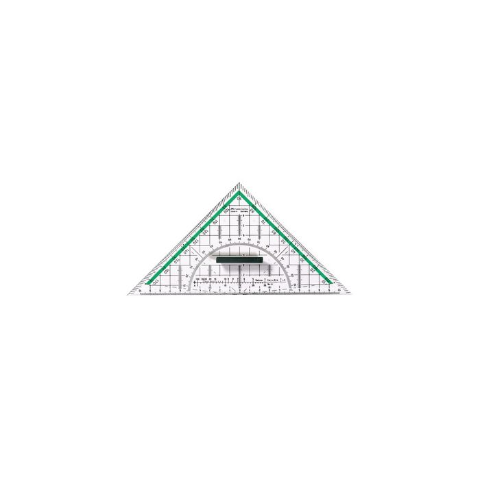 FABER-CASTELL Equerre géométrique BK 1 grande, avec poignée