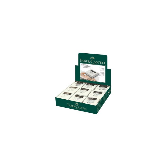 FABER-CASTELL Gomme mie de pain ART ERASER, blanc x18