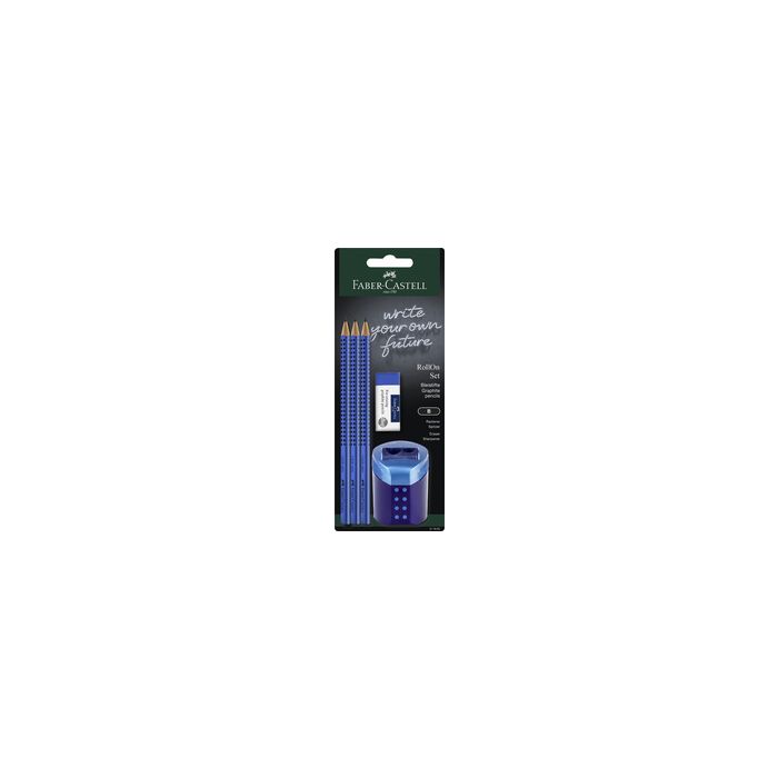 FABER-CASTELL Kit d'écriture RollOn, bleu