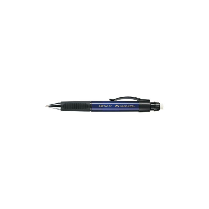 FABER-CASTELL Porte-mines GRIP PLUS 1307, bleu-métallique