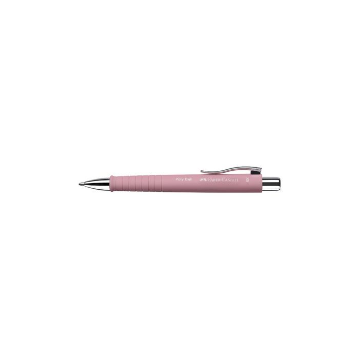 FABER-CASTELL Stylo-bille rétractable POLY BALL XB, rosé