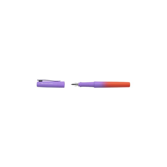 FABER-CASTELL Stylo plume POLY PEN, M, punching melon