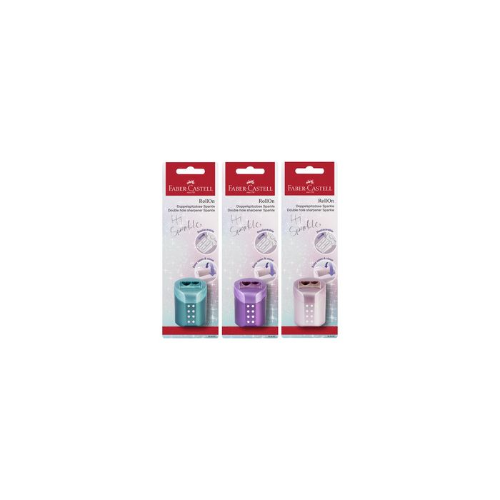 FABER-CASTELL Taille-crayon double RollOn SPARKLE