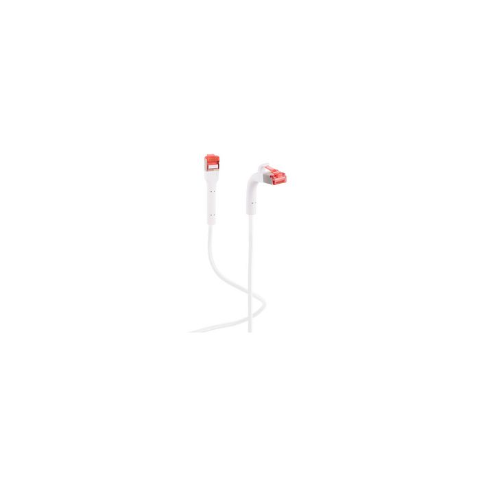 FLEXLINE Câble patch, cat. 6A, U/FTP, pliable, 1 m, blanc