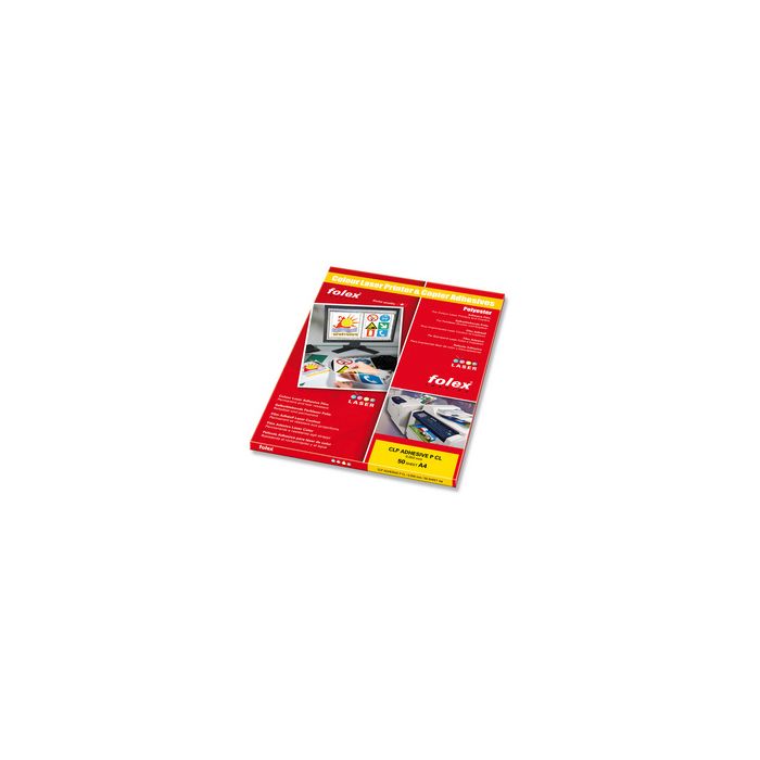 FOLEX Film laser couleur, A4, autocollant, transparent