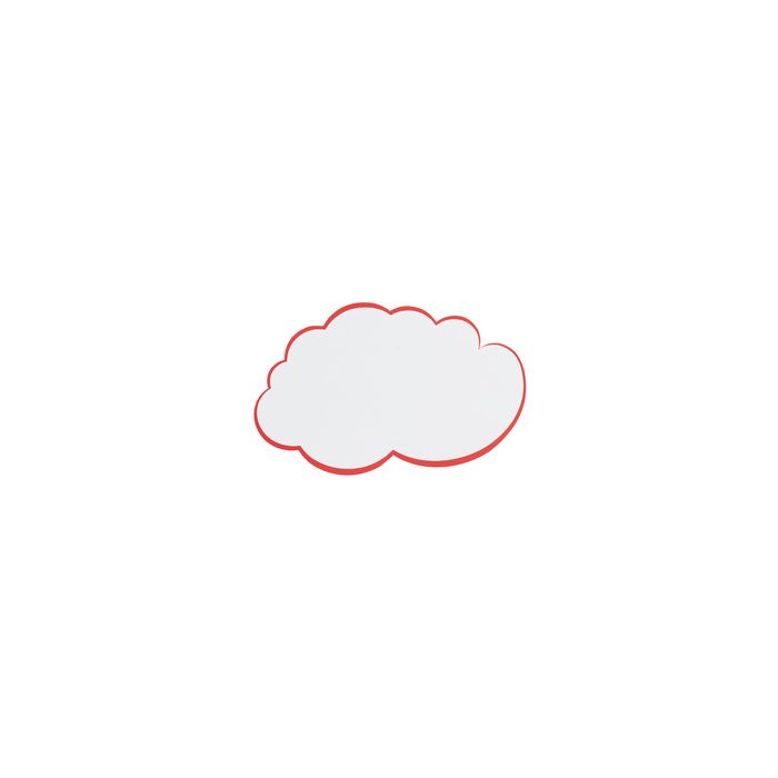 FRANKEN Carte nuage pour présentation, 230 x 140 mm, blanc