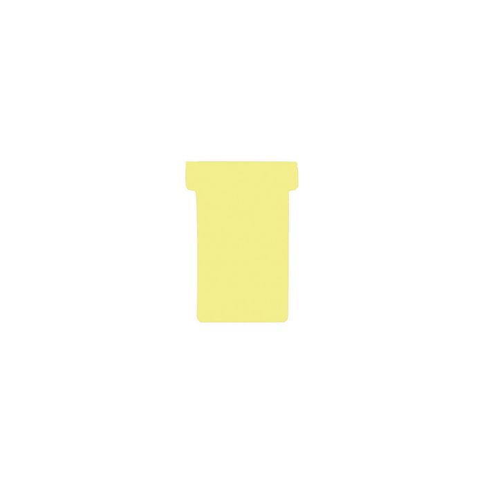 FRANKEN Fiches T, taille 2 / 48 x 84 mm, jaune