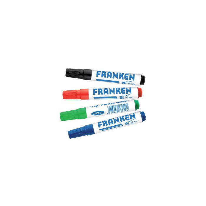FRANKEN Marqueur pour chevalet de conférence, étui de 4