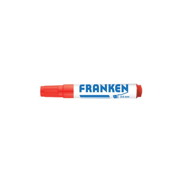 FRANKEN Marqueur pour chevalet, tracé: 2-6 mm, rouge