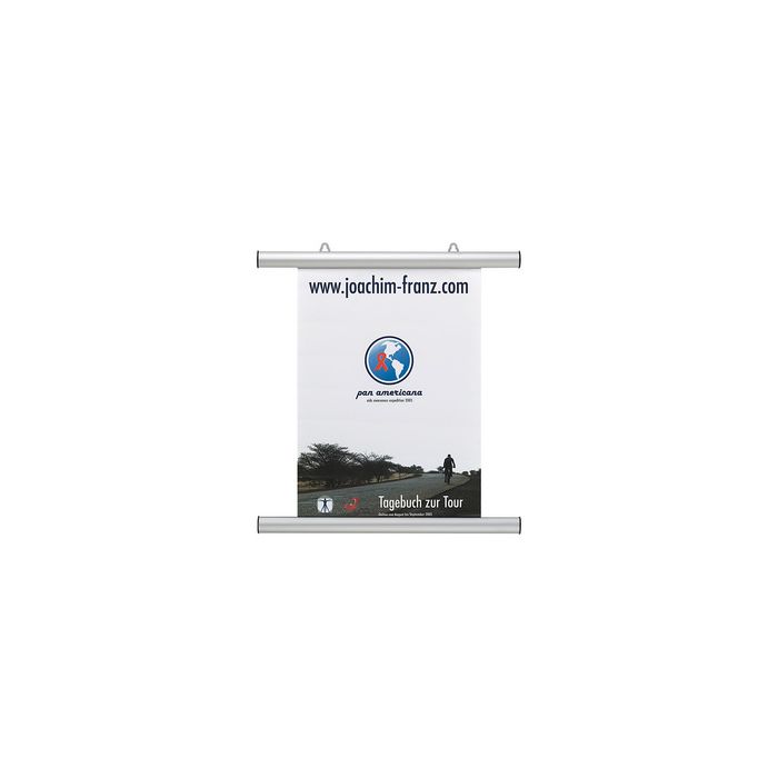FRANKEN Profilé clipsable pour affiche, aluminium, argent
