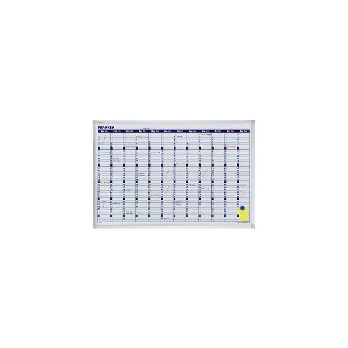FRANKEN Tableau planning X-tra!Line calendrier, 900 x 600 mm