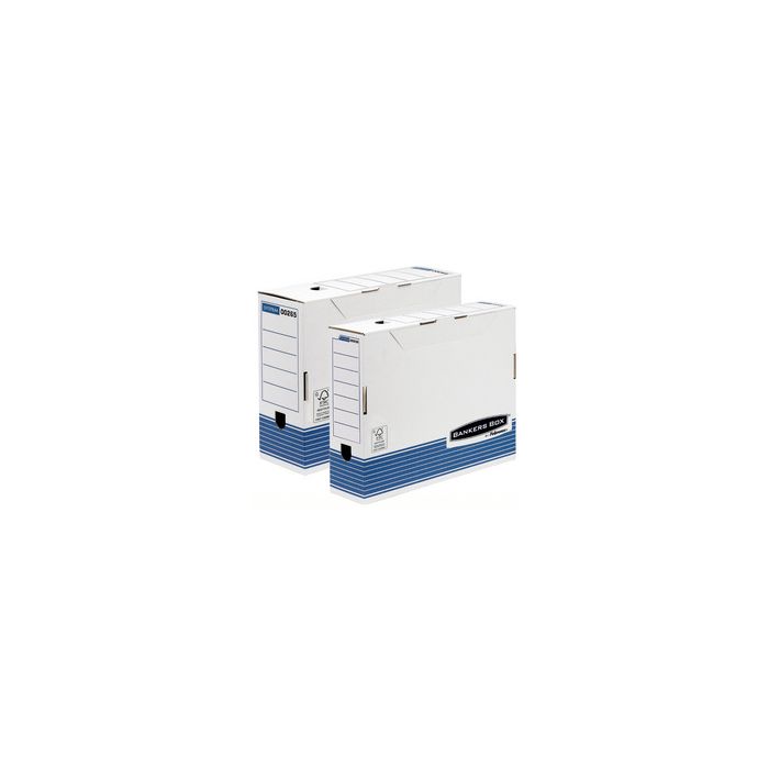 Fellowes BANKERS BOX SYSTEM boîte d'archives, (L)150mm, bleu x10
