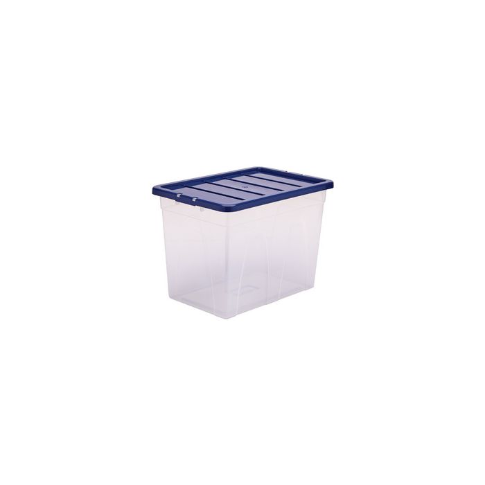 Fellowes Boîte de rangement BANKERS BOX, 64 L, transparent