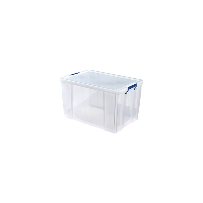 Fellowes Boîte de rangement ProStore, 85 litres, transparent
