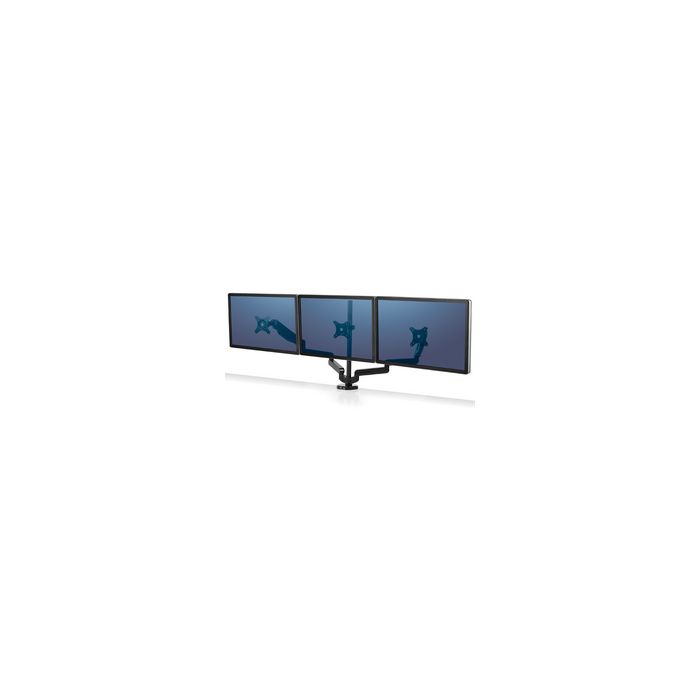 Fellowes Bras porte-écrans triple Platinum, noir