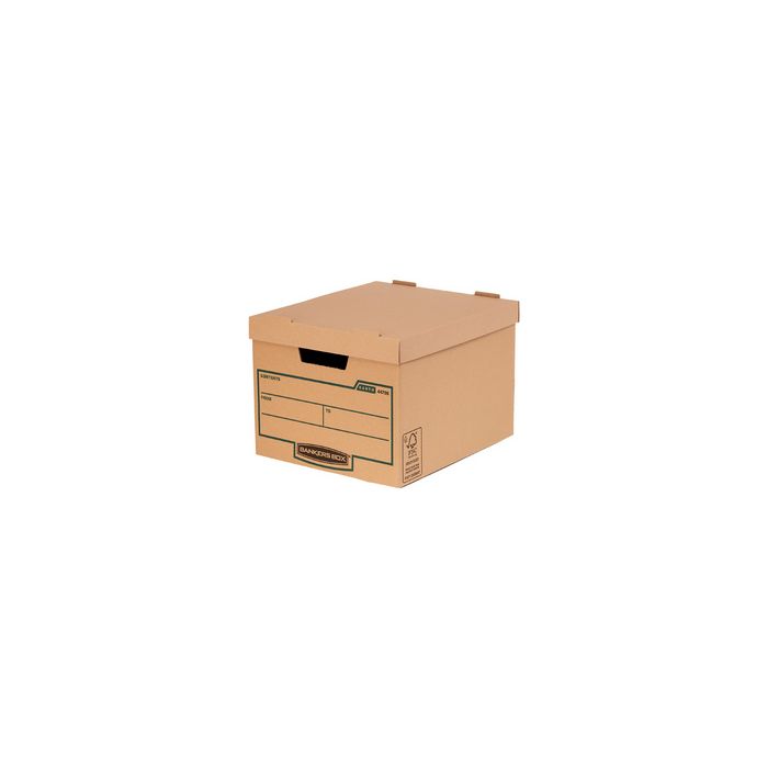 Fellowes Caisse d'archivage et transport standard BANKERS x10
