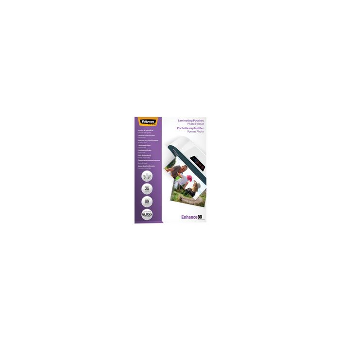 Fellowes Pochette de plastification, 150 x 100 mm,