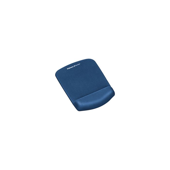 Fellowes Repose-poignet PlushTouch avec tapis de souris,bleu