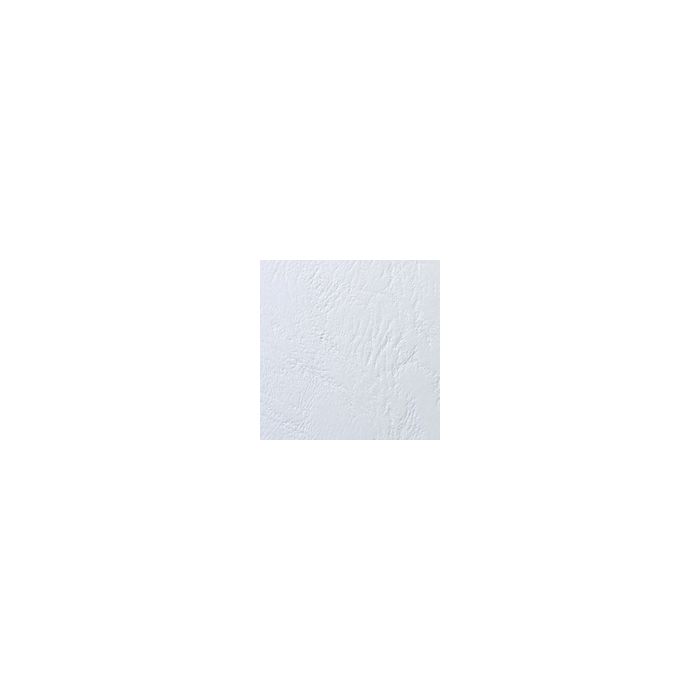 GBC Couverture de reliure Grain cuir, A4, 250 g/m2, blanc