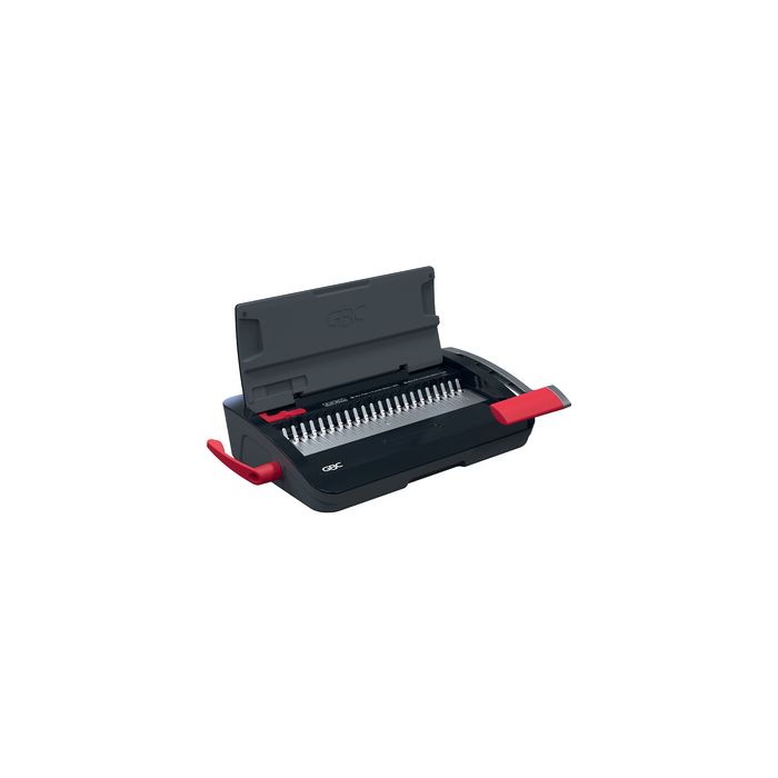 GBC Perforelieuse CombBind CB12, noir/rouge/argent