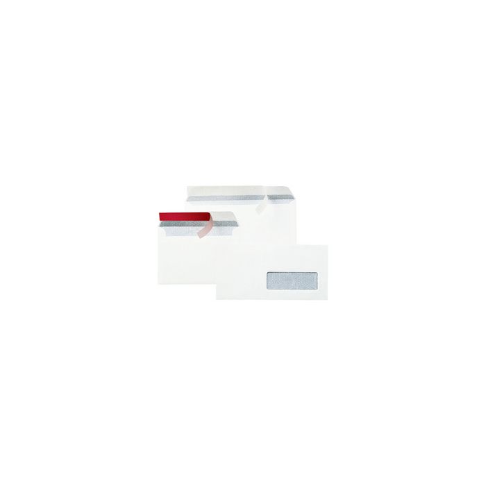 GPV Enveloppes, DL, 110 x 220 mm, avec fenêtre, blanc