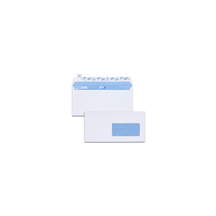 GPV Enveloppes, DL, 110 x 220 mm, avec fenêtre, blanc