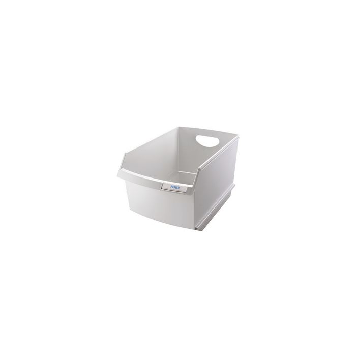 HAN Bac à papier LOGO-DRIVE, polystyrène, 25 litres, gris