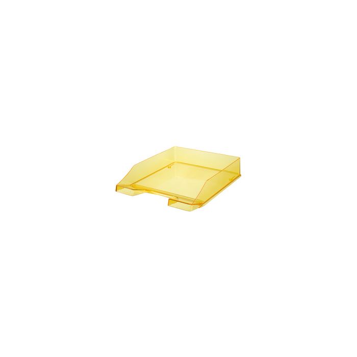 HAN Corbeille à courrier KLASSIK TRANSPARENT, A4, jaune x6