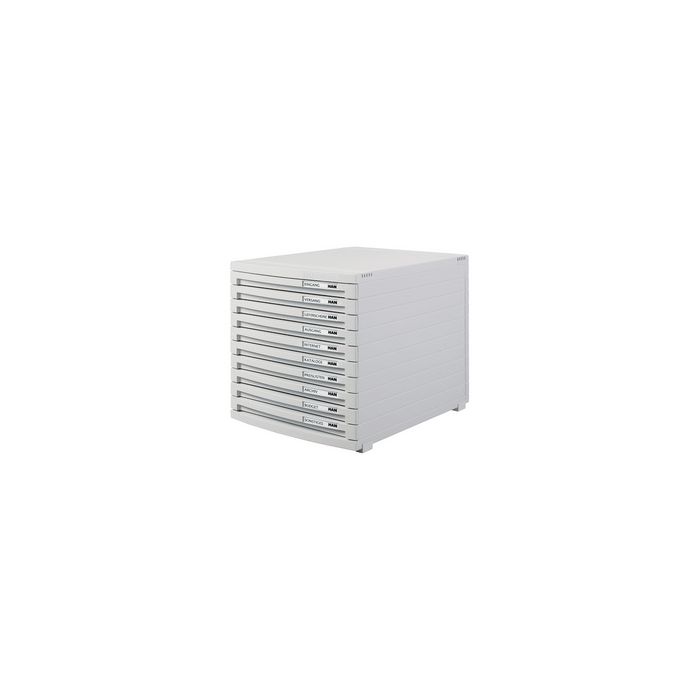 HAN Module de classement CONTUR, 10 tiroirs, gris clair