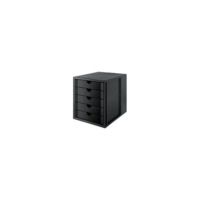 HAN Module de classement SYSTEM BOX KARMA, 5 tiroirs, noir