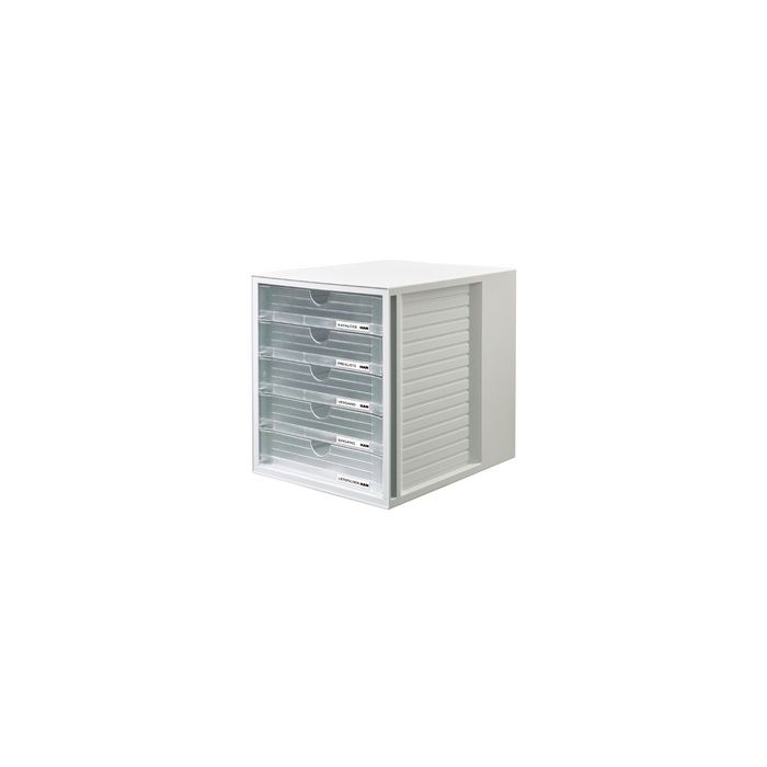 HAN Module de classement SYSTEMBOX, 5 tiroirs, gris/clair
