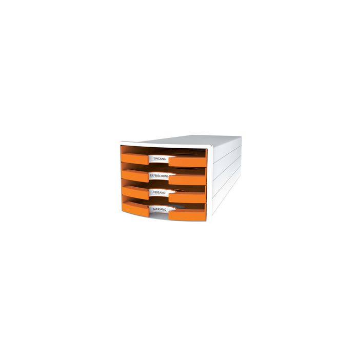 HAN Module de rangement IMPULS 2.0, 4 tiroirs ouverts, blanc