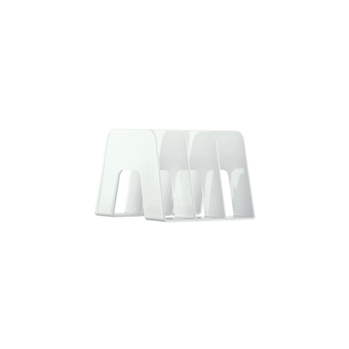 HAN Porte-revues SORTER, A4, 3 compartiments, blanc x2