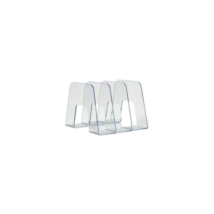 HAN Porte-revues SORTER, A4, 3 compartiments, transparent x2