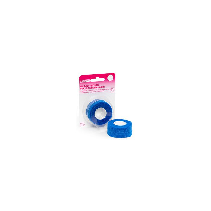 HARO Bande de fixation élastique, 25 mm x 2,5 m, ton chair