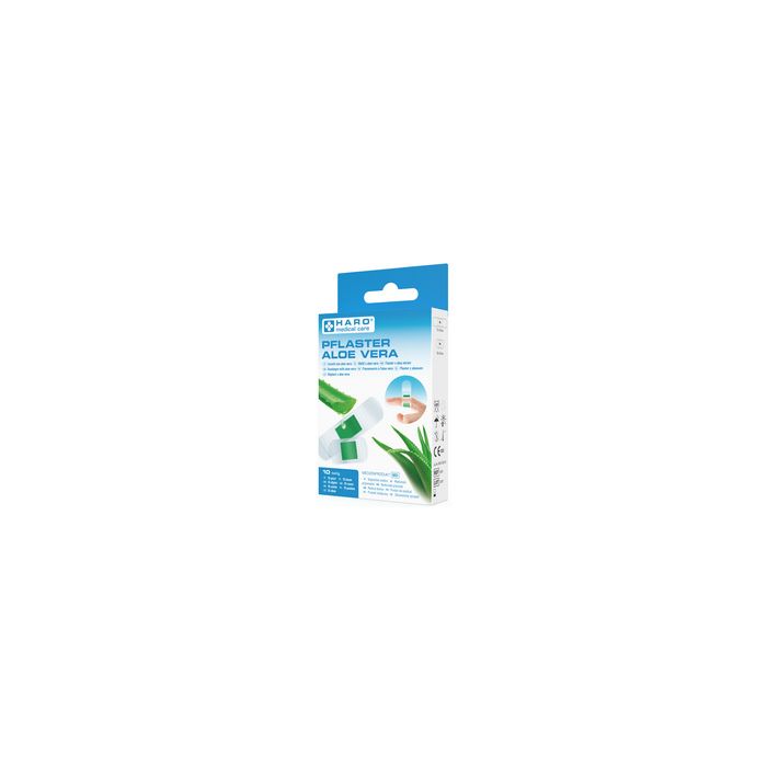 HARO Pansement "Aloe Vera", transparent, pack de 10