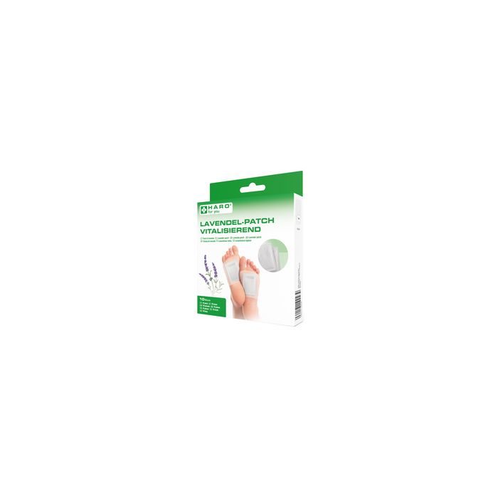 HARO Patch lavande, plantes des pieds, blanc