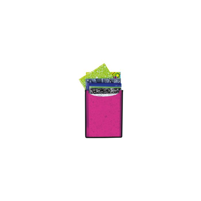 HERMA Boîte scolaire "Flexi", fuchsia translucide