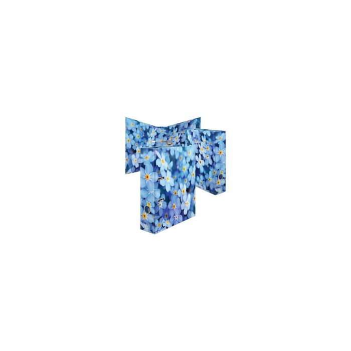HERMA Classeur à motifs fleurs "Blue Flowers", A4