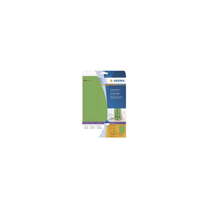 HERMA Etiquette dos de classeur SPECIAL, 61 x 297 mm, bleu