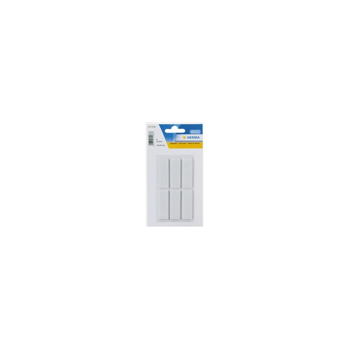 HERMA HOME Patin en feutre, 15 x 45 mm, blanc