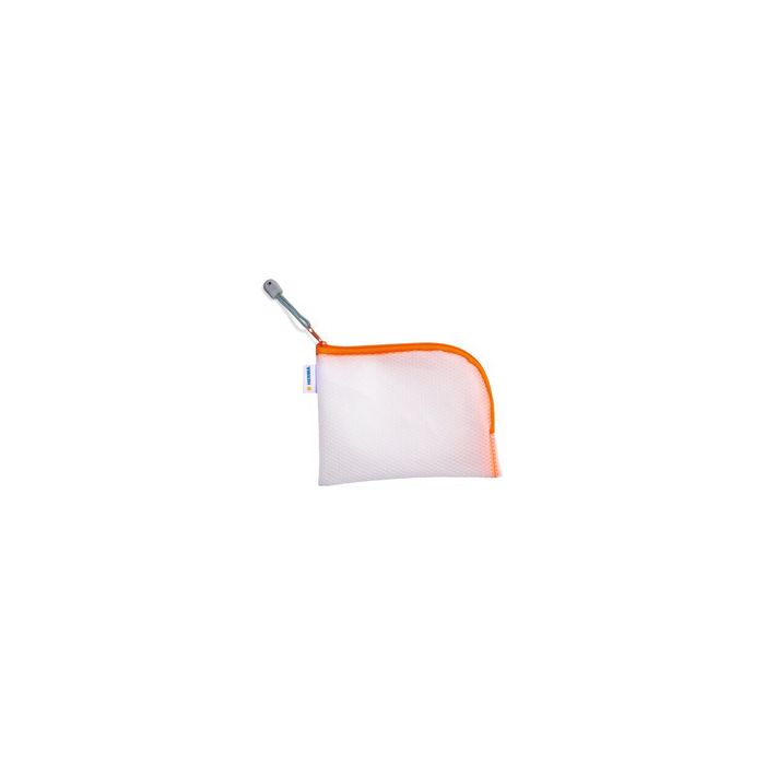HERMA Pochette à fermeture à zip "Mesh Bags", A6, orange