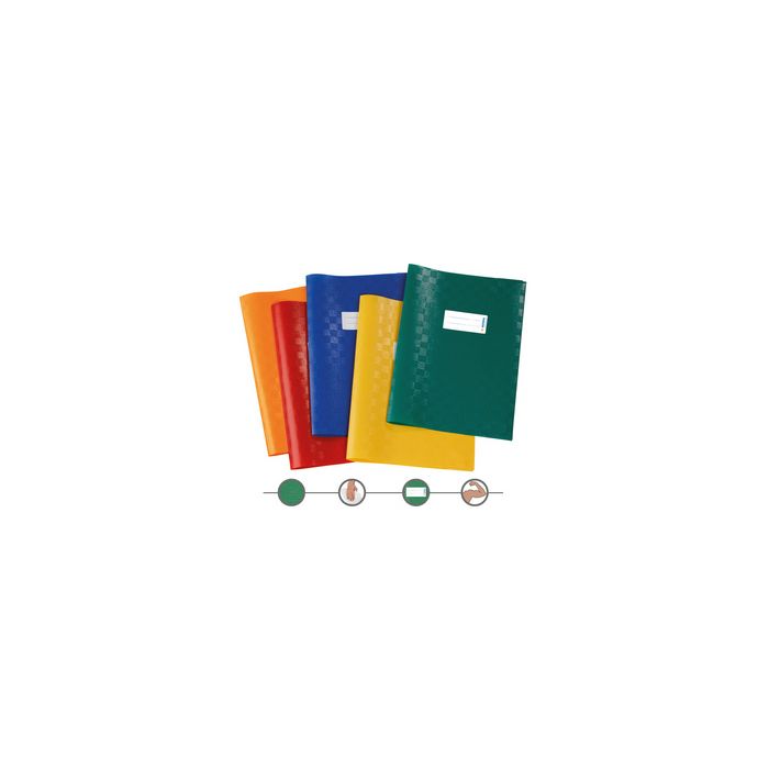 HERMA Protège-cahier Bast, format A4, en PP, set de 10