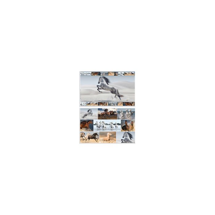 HERMA Sous-main "Chevaux", (L)550 x (H)350 mm