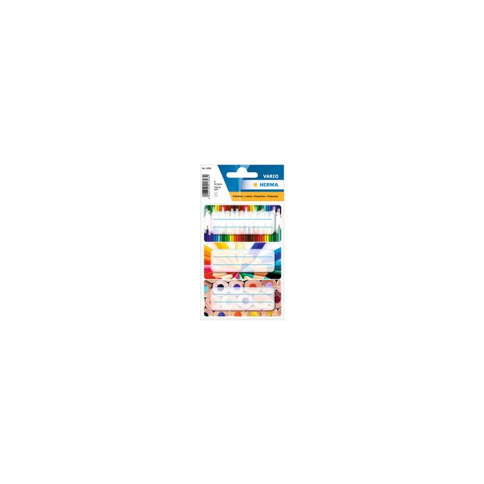 HERMA Étiquette pour livres VARIO "Crayons", 76 x 35 mm